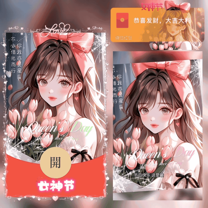 女神节快乐/ 做自己的女神/ 新版动态 / ᥫᩣ