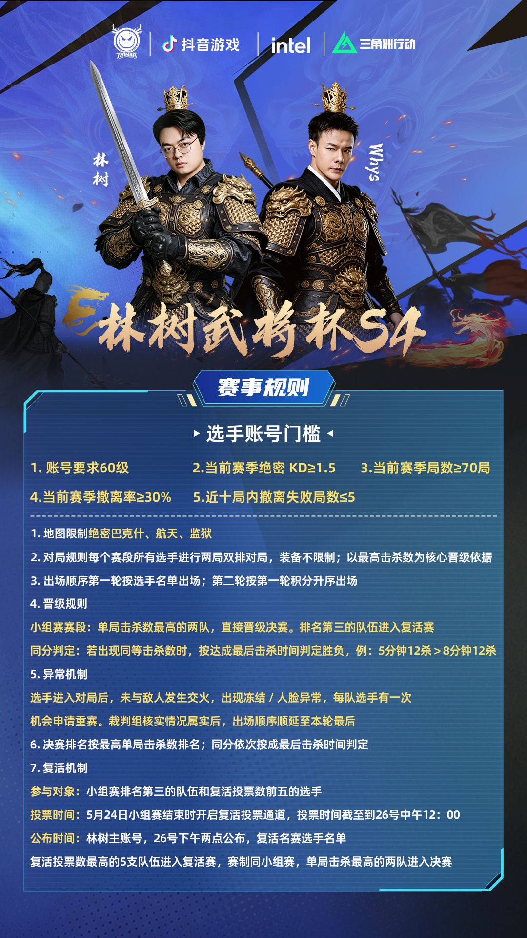 林树武将杯S4百万赏金赛开始火爆报名！